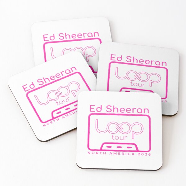 Item preview, Ed-Sheeran-Loop-Tour Neon Pink designed and sold by StainedMoons.
