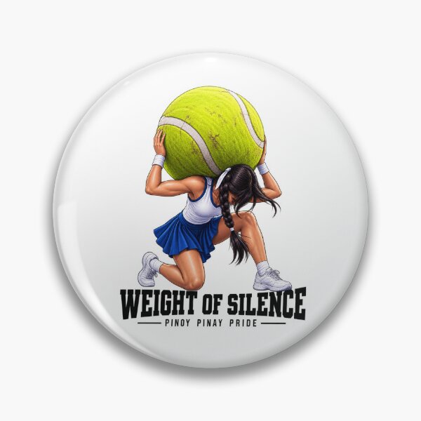 Item preview, Weight of Silence - Pinoy Pride Tennis Art designed and sold by simplehcity.