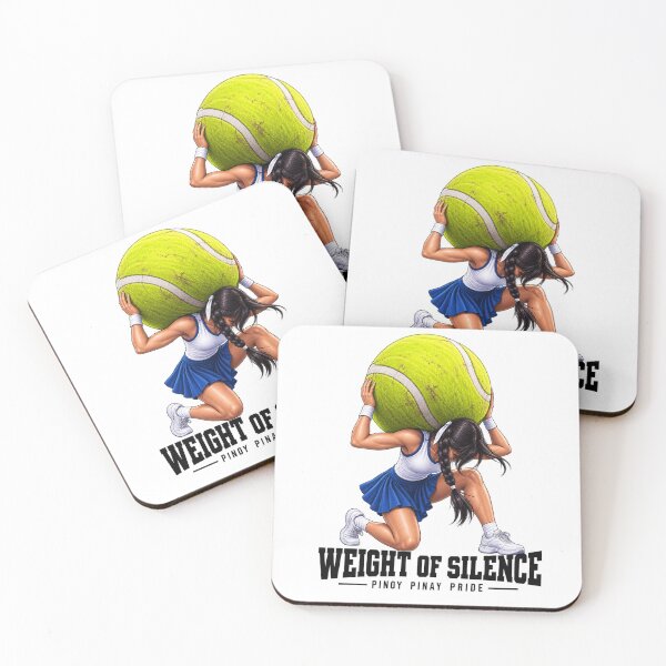 Item preview, Weight of Silence - Pinoy Pride Tennis Art designed and sold by simplehcity.