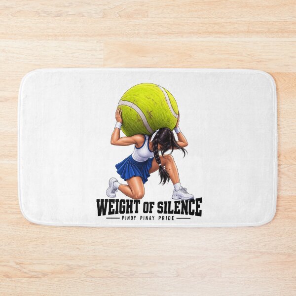 Item preview, Weight of Silence - Pinoy Pride Tennis Art designed and sold by simplehcity.