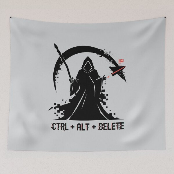 Item preview, The Grim Reaper with a scythe designed and sold by MagelliShop.