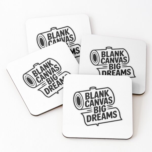 Item preview, Blank Canvas, Big Dreams Art Teacher Quote designed and sold by NiftyWrx.