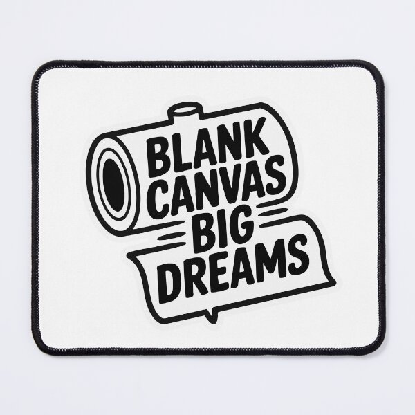 Item preview, Blank Canvas, Big Dreams Art Teacher Quote designed and sold by NiftyWrx.
