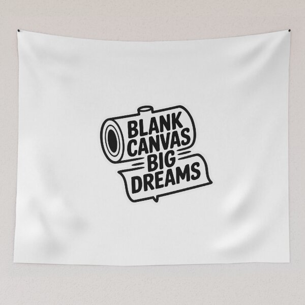 Item preview, Blank Canvas, Big Dreams Art Teacher Quote designed and sold by NiftyWrx.