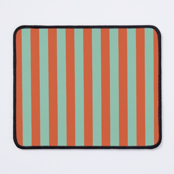 Item preview, Vertical stripes in orange and mint designed and sold by RishabhArts1.