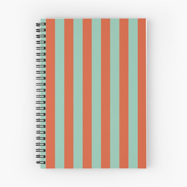 Item preview, Vertical stripes in orange and mint designed and sold by RishabhArts1.