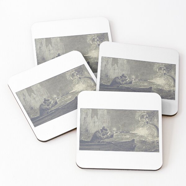 Item preview, Antique Sea Monster Hunter Engraving designed and sold by Antique Science Press.