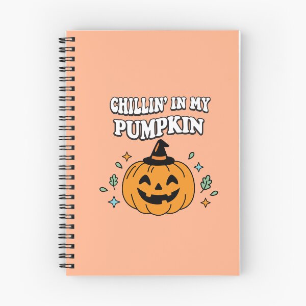 Item preview, Smiling Pumpkin ''Chillin' in my pumpkin'' designed and sold by PechiStudio.
