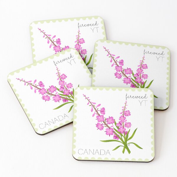 Item preview, Fireweed of Yukon Flower designed and sold by spontaneousing.
