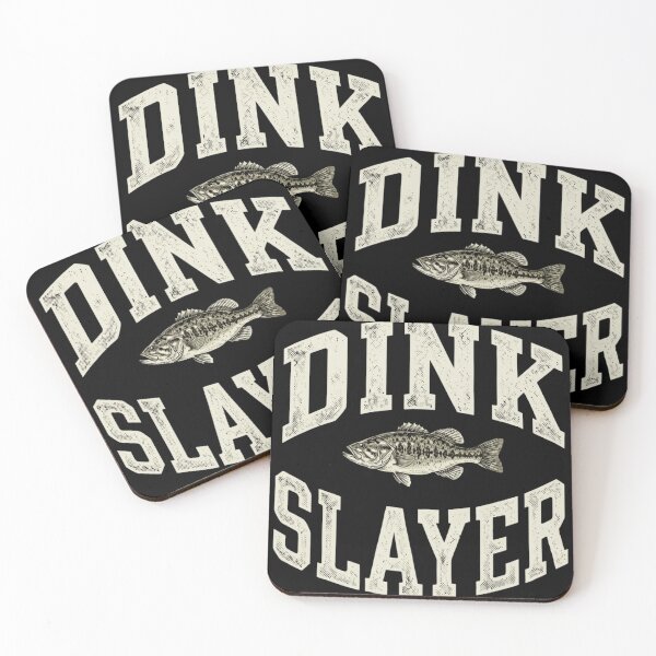 Item preview, Dink Slayer Funny Bass Fishing Small Fish Angler Joke designed and sold by haitrieuic96.