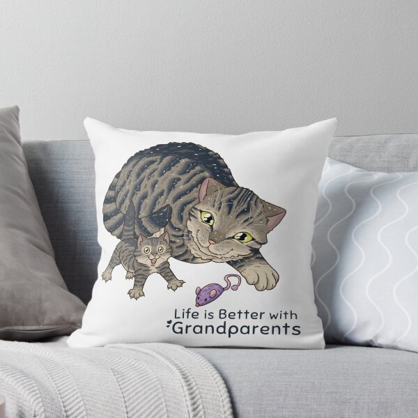 Item preview, Life is better with grandparents cat version designed and sold by Maria-Henriques.