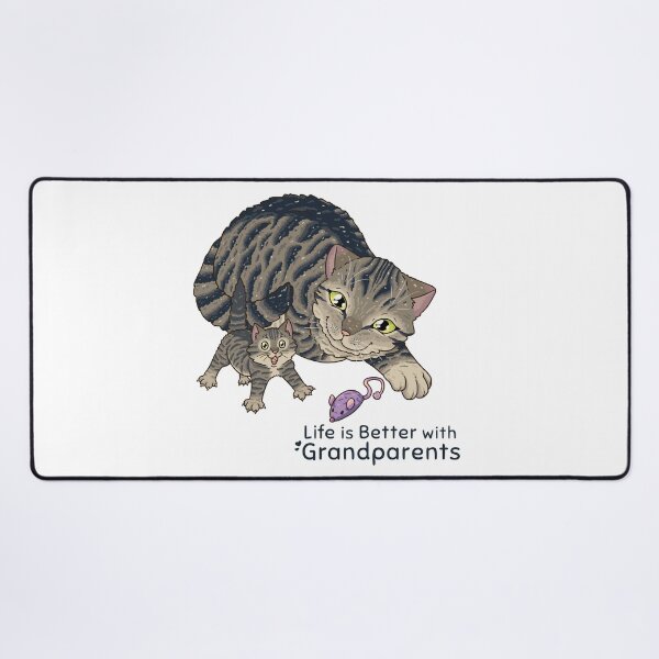Item preview, Life is better with grandparents cat version designed and sold by Maria-Henriques.