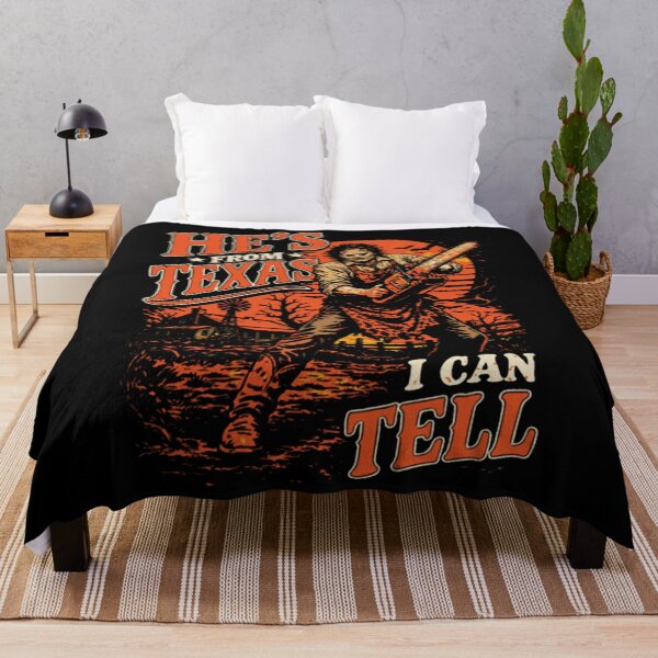 Item preview, He's From Texas I Can Tell - Chainsaw Horror designed and sold by BraylenDrado.