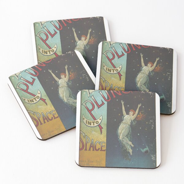 Item preview, A Plunge into Space Vintage Book Cover Art designed and sold by Antique Science Press.