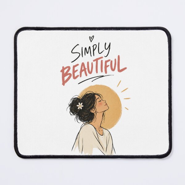 Item preview, Simply Beautiful Girl Sun Aesthetic – Self Love Inspirational Art designed and sold by Snikdha.