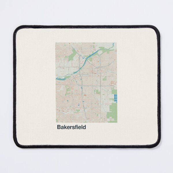 Item preview, Bakersfield Minimalistic Map Art designed and sold by MapsNerd.