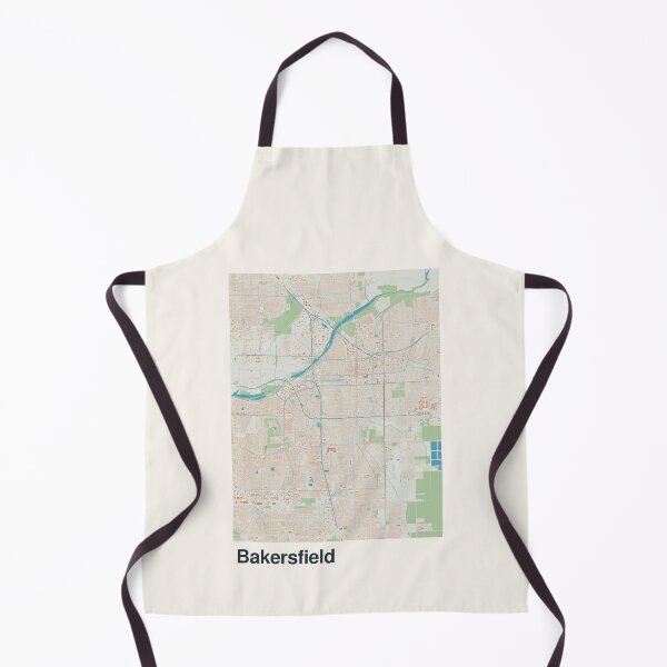 Item preview, Bakersfield Minimalistic Map Art designed and sold by MapsNerd.
