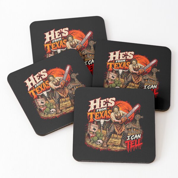 Item preview, Hes from Texas I Can Tell Chainsaw Horror Halloween designed and sold by BraylenDrado.