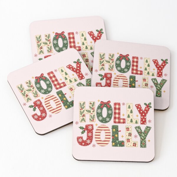Item preview, Holly Jolly Christmas, Preppy Christmas, Distressed Coquette Holiday, Festive Plaid Christmas Aesthetic, Vintage Holiday Style, Cute Xmas Gift designed and sold by Quiajia.