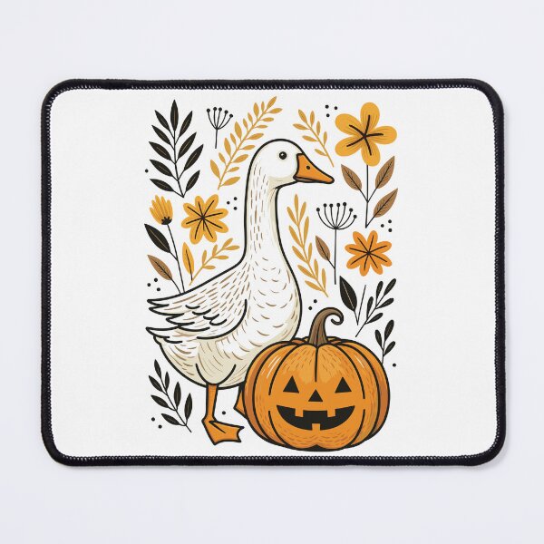 Item preview, Halloween Goose Floral Goose Fall designed and sold by Gaea1.