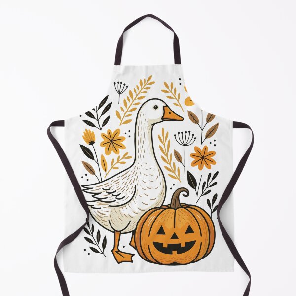 Item preview, Halloween Goose Floral Goose Fall designed and sold by Gaea1.