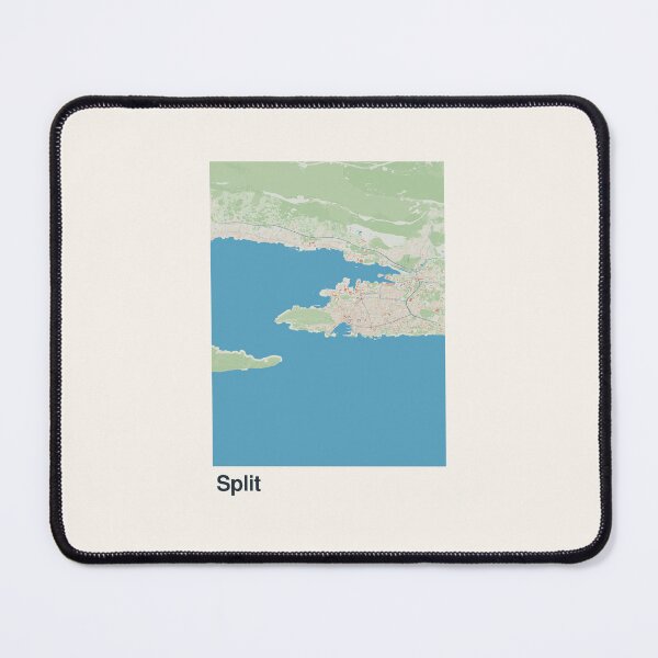 Item preview, Split Minimalistic Map Art designed and sold by MapsNerd.