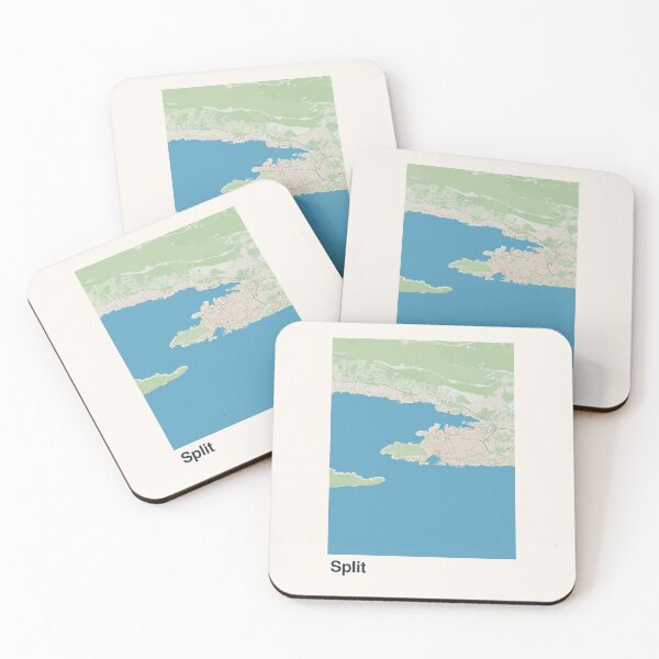 Item preview, Split Minimalistic Map Art designed and sold by MapsNerd.