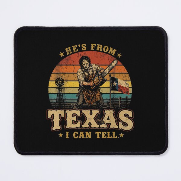 Item preview, He's from Texas I Can Tell Lone Star Scary Horror Halloween designed and sold by BraylenDrado.