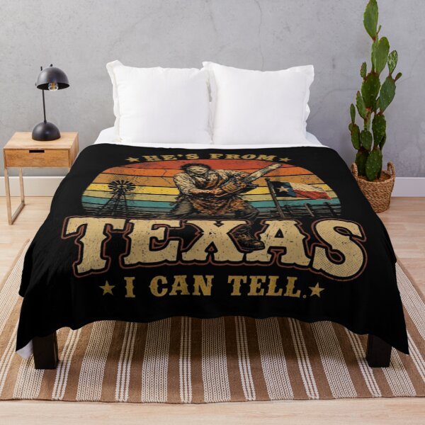 Item preview, He's from Texas I Can Tell Lone Star Scary Horror Halloween designed and sold by BraylenDrado.
