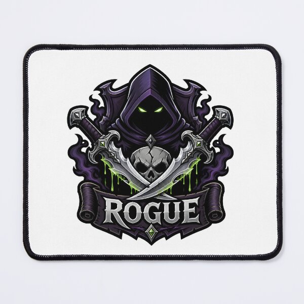 Item preview, Rogue Class Emblem Shadow Daggers Hooded Assassin RPG  designed and sold by CleverRaccoon.