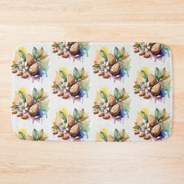 Item preview, Watercolor Almonds and Blossom Botanical Art designed and sold by HappyOops.