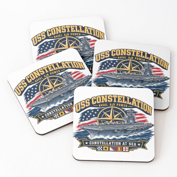 Item preview, USS Constellation CV-64 Naval Aviation Vintage Carrier Design designed and sold by NAVOZKA.