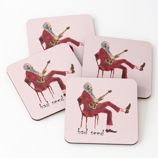 Item preview, Warren Ellis – Bad Seed – Guitar Portrait – Cult Music Illustration designed and sold by FULLER FACTORY.