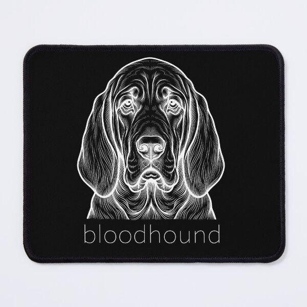 Item preview, Bloodhound Illustration for dark color shirts designed and sold by SUP-R-Ts.