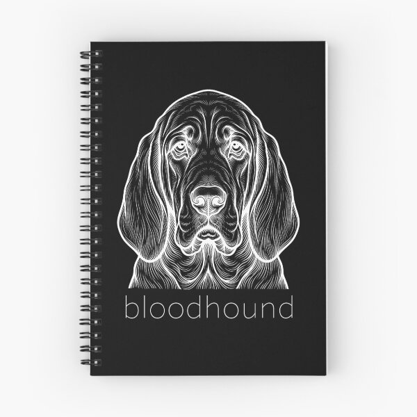 Item preview, Bloodhound Illustration for dark color shirts designed and sold by SUP-R-Ts.
