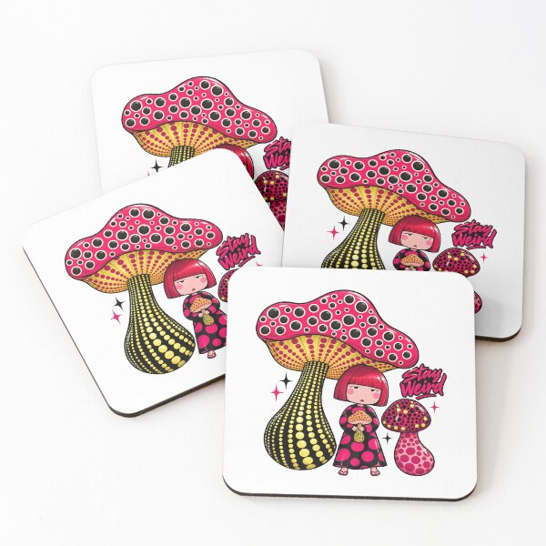 Item preview, Kusama Mushroom Girl designed and sold by MOFAPPAREL.