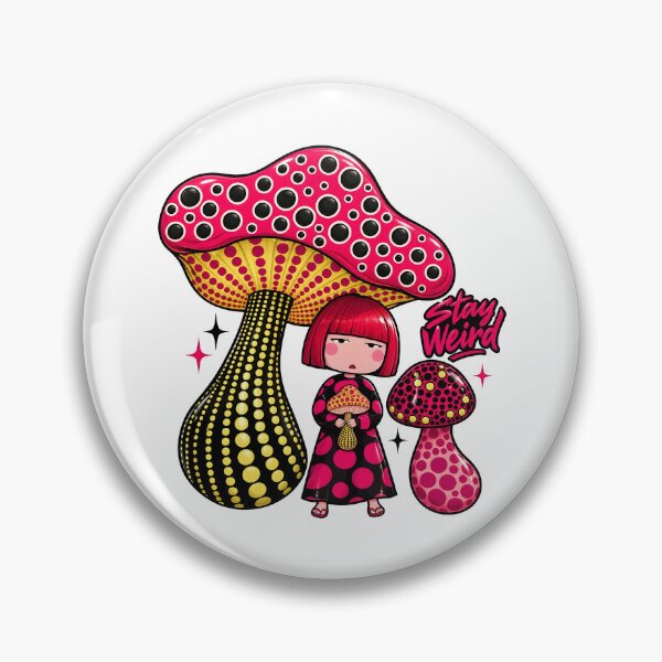 Item preview, Kusama Mushroom Girl designed and sold by MOFAPPAREL.