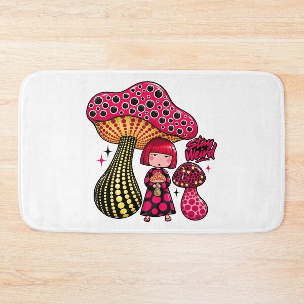 Item preview, Kusama Mushroom Girl designed and sold by MOFAPPAREL.