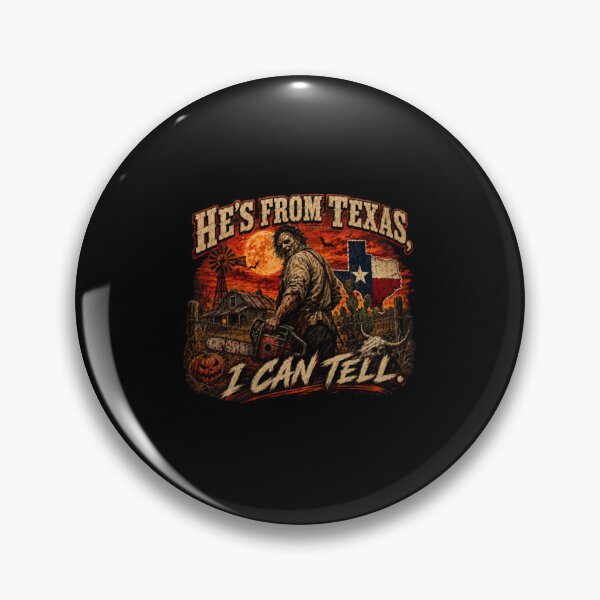 Item preview, hes from Texas i can Tell Shirt Halloween, Chainsaw Horror designed and sold by BraylenDrado.