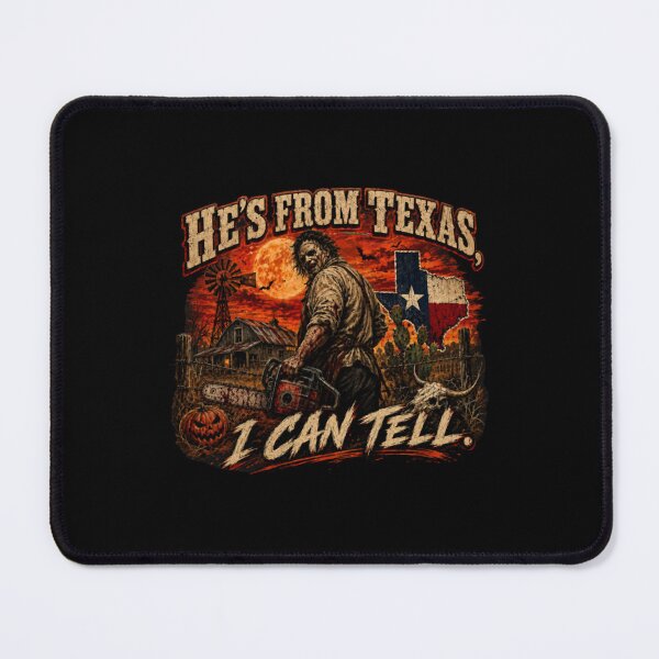 Item preview, hes from Texas i can Tell Shirt Halloween, Chainsaw Horror designed and sold by BraylenDrado.