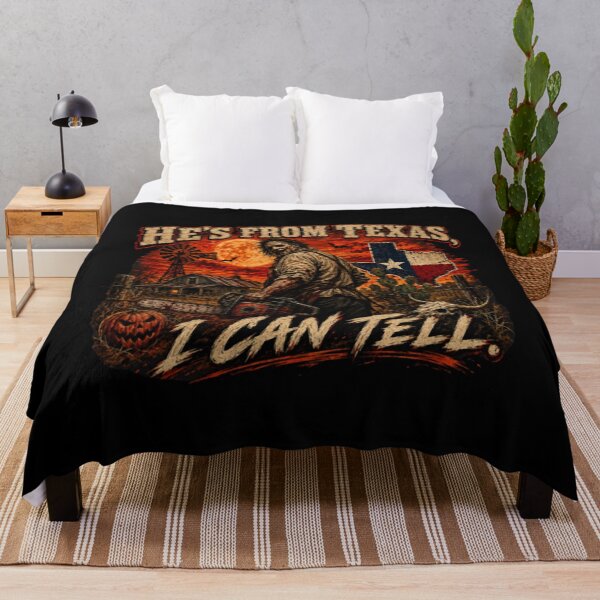Item preview, hes from Texas i can Tell Shirt Halloween, Chainsaw Horror designed and sold by BraylenDrado.