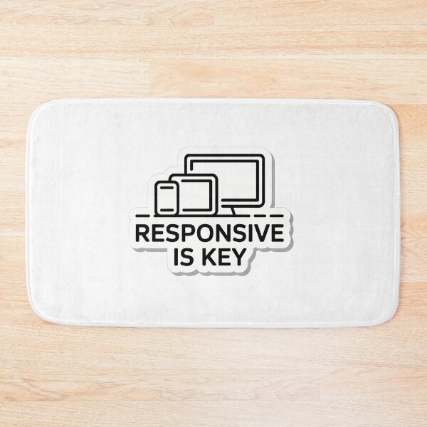Item preview, Responsive Is Key Web Design Quote designed and sold by NiftyWrx.