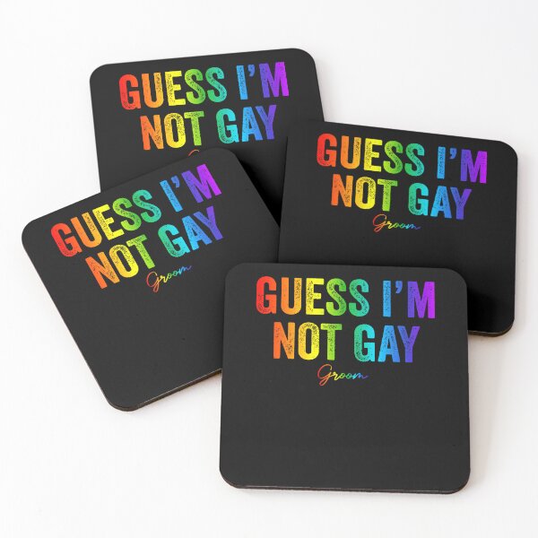 Item preview, Guess I'M Not Gay Funny Groom Crew Bachelor Party Stag Mens designed and sold by Eat-Apples.