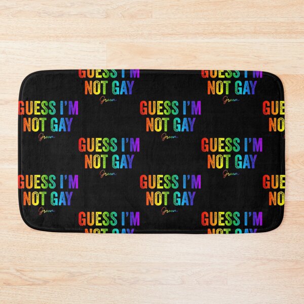 Item preview, Guess I'M Not Gay Funny Groom Crew Bachelor Party Stag Mens designed and sold by Eat-Apples.