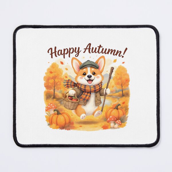 Item preview, Adorable Fall Corgi Art designed and sold by Kedspicedesign.