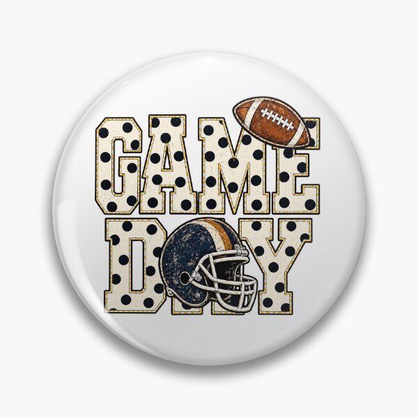 Item preview, Preppy Game Day Polka Dot Football Helmet Graphic designed and sold by dartoffofo⭐⭐⭐⭐⭐.