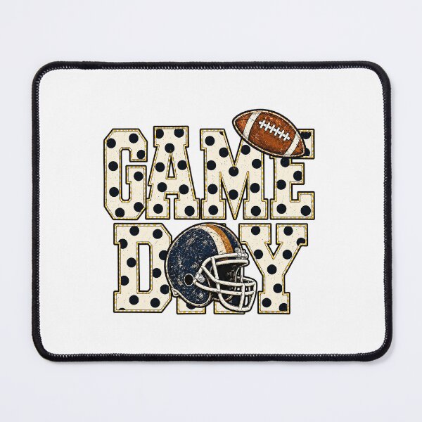 Item preview, Preppy Game Day Polka Dot Football Helmet Graphic designed and sold by dartoffofo⭐⭐⭐⭐⭐.