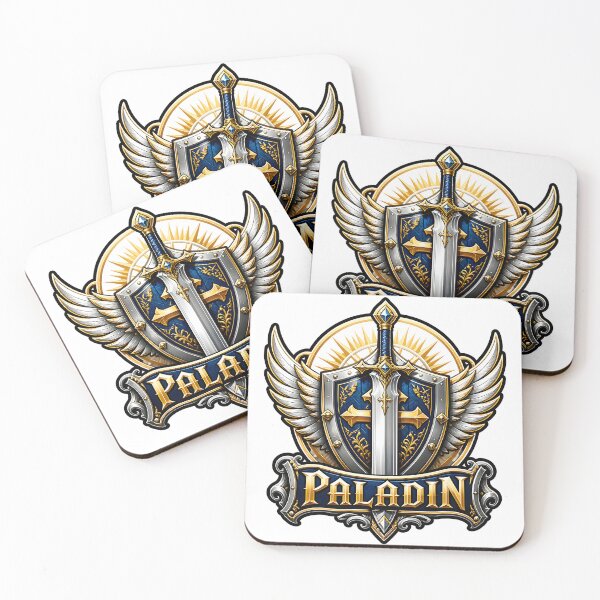 Item preview, Paladin Class Emblem Holy Greatsword Radiant Shield RPG tabletop game designed and sold by CleverRaccoon.