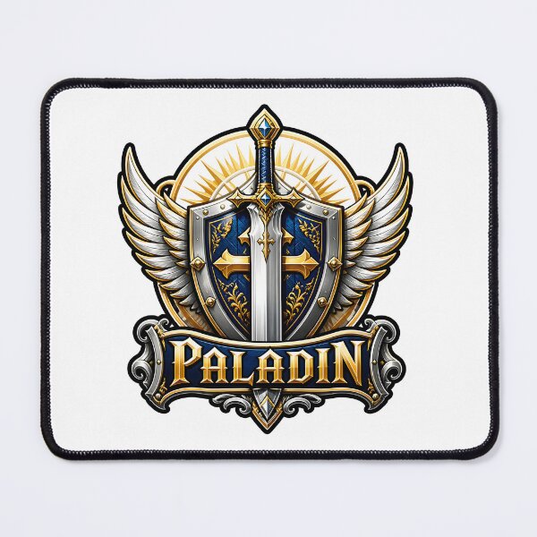 Item preview, Paladin Class Emblem Holy Greatsword Radiant Shield RPG tabletop game designed and sold by CleverRaccoon.