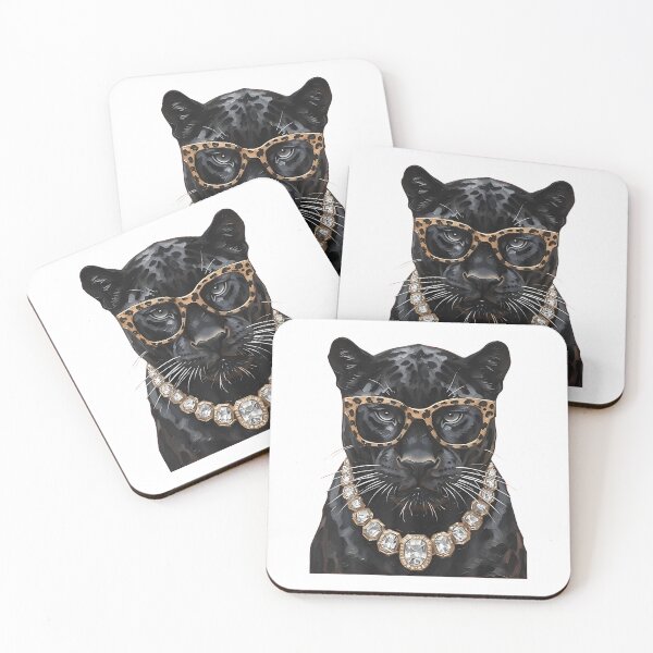 Item preview, Cool Panther Roar Leopard Sunglasses Funny Glam Panther designed and sold by Eat-Apples.